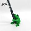 Cute Frog Desk Accessory 3D Printed Pen Holder, Bright Green Stand with Pen-Grabbing Structure, Playful Decor Anti-Slip Desktop Organizer for