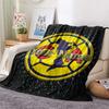 1PC Club America Custom Name Patterned Flannel Blanket Suitable For All Seasons For Home Decor Warmth And Comfort Gifts Holiday Present