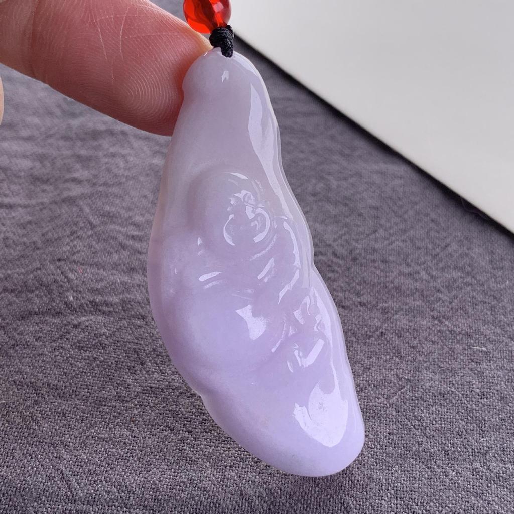 Burma A-Grade Natural Jade Leaf Pi Xiu Pendant