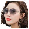Fortulux UV for Slimming Asian Oval Gradient Flexible Jeweled UV400 Ultra Lightweight Women's Sunglasses, Protection, Polarized, Photochromic,