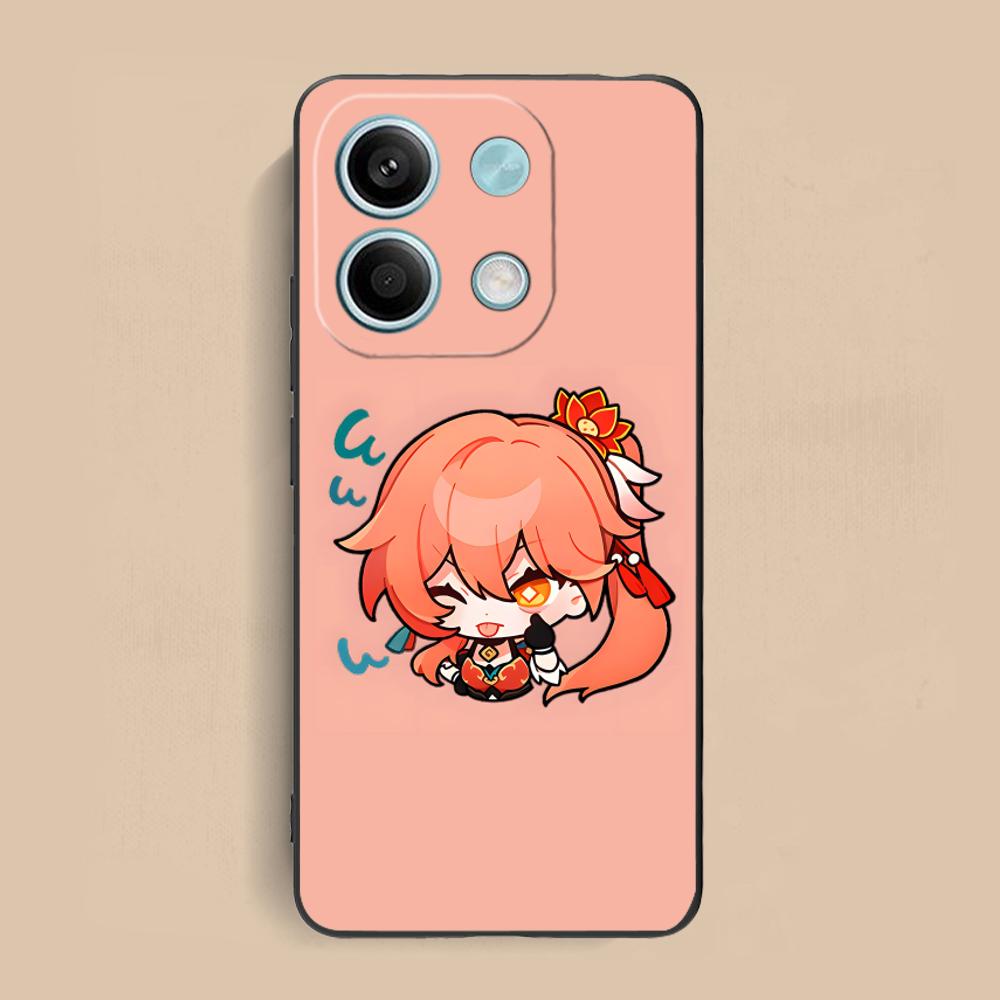 HSR Guinaifen Матовый ТПУ Чехол для Мобильного Телефона для Xiaomi Redmi Note 14 13 12 11 S Pro Plus 4G 5G Цветная Печать Обложка