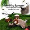Plush Shaking Sparrow Cat Toy: Interactive Sound and Boredom Relief