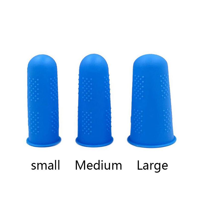 3шт силиконовый защитный чехол для пальцев, противопорезный, жаропрочный, противоскользящий, для пальцев