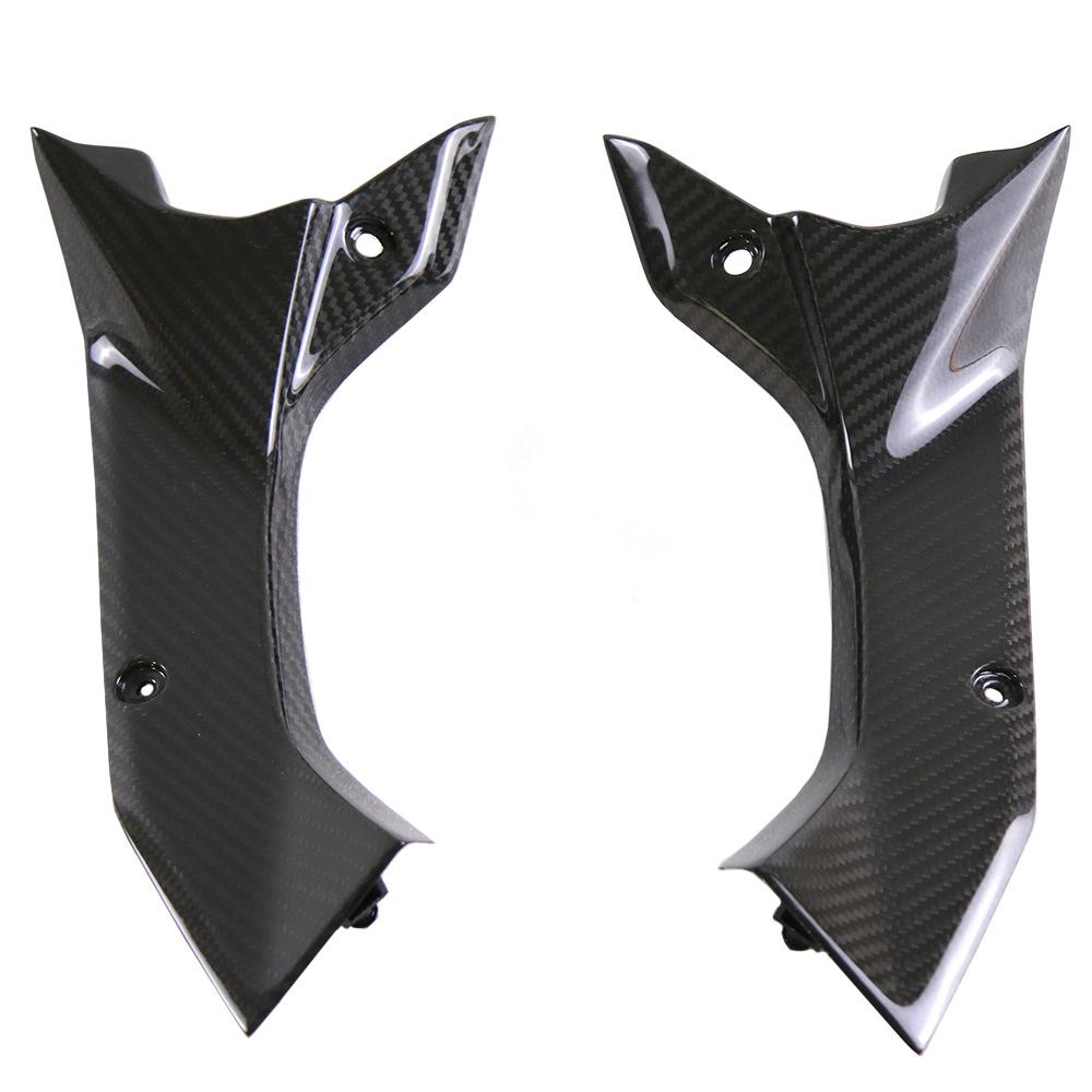 Yamaha R6 Carbon Fiber Mod Kit: Fuel Tank Cap & Rear Fender (2017+)