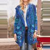 Women's Winter New Temperament Commuter Print Casual Long Sleeve Jacket Women