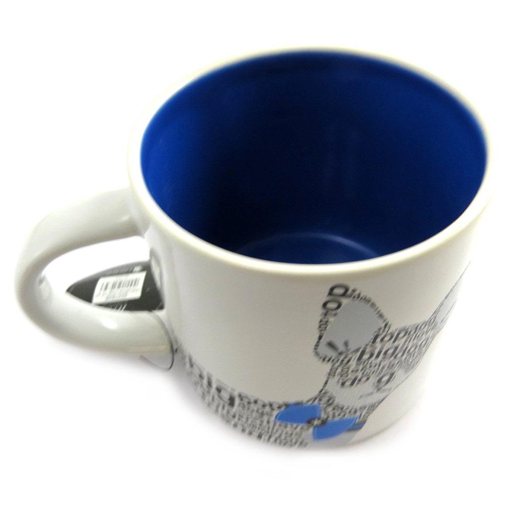 Les Trésors De Lily [M9881] - Ceramic Mug 'Wild About Words' (Chihuahua) Blue