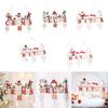 Wooden Christmas Hanging Ornament with Bells, Sign, Door Sign for Porch, Housewarming,
