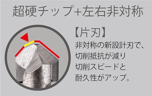 VESSEL CPD-3.0 Cushion Drill Bit for Porcelain Tiles Diameter 0.12 Inch (3.0 Mm) Set of 1