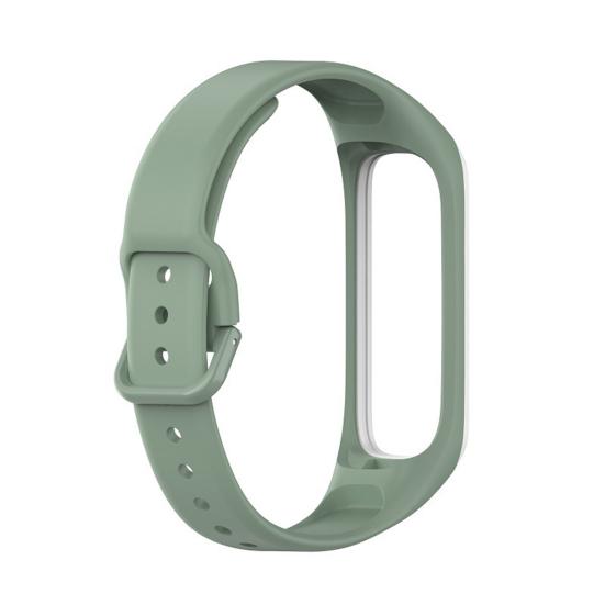 R220 Watch Strap Breathable Sweat-proof Sports Watch Band with Movement Frame for Samsung Galaxy Fit2