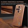 For Oppo Find X7 5G Case Electroplating Leather+TPU Phone Cover