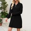 Women's Fashionable Casual Long-sleeved Dress