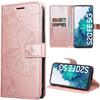 Case for Samsung Galaxy S20 FE - Synthetic Leather - Butterfly Pattern - Magnetic Closure