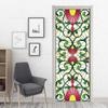 3D Geometric Door Sticker Self-adhseive Vinyl Full Door Wrap Cover Stickers Modern Abstract Geometry Wall Art Mural Decorations