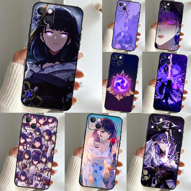 Чехол Genshin Impact Райдэн Сёгун для Samsung Galaxy A55 A35 A15 A56 A36 A26 A16 A06 A54 A34 A14 A12 A22 A32 A52 A13 A53