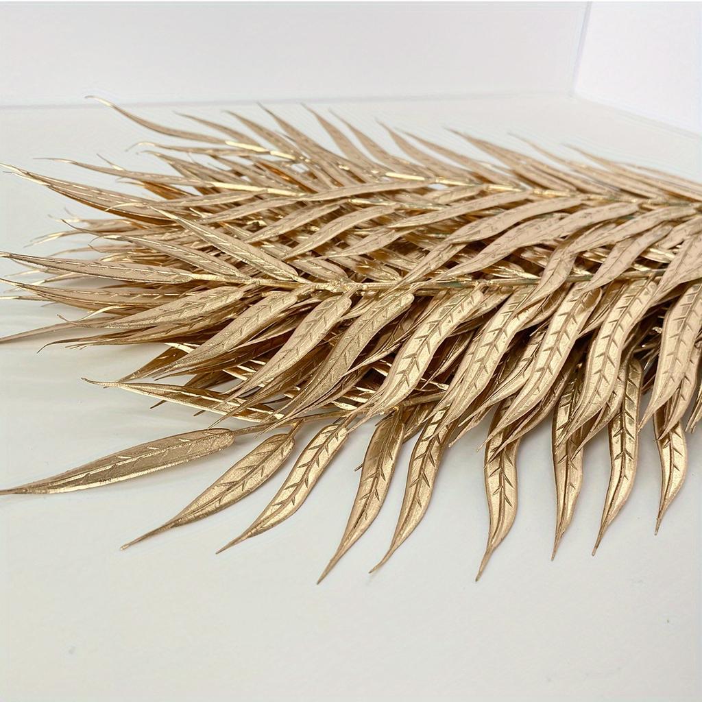 10 шт. Искусственные пальмовые листья Свадьбы Хэллоуин Дни рождения Юбилеи День благодарения Рождественский декор Пластиковое украшение для дома