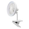 Doshisha Circulate Clip Fan, Clip Light, 3 Dimming Levels, 3 Color Temperature Settings, 3 Airflow Settings, Tabletop Fan