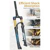 ZOOM Air Shock Fork 27.5/ 29 Inch With Locking Suspension Travel 100mm MTB Off Road Shock Fit Disc Brake Winter Cycling Parts