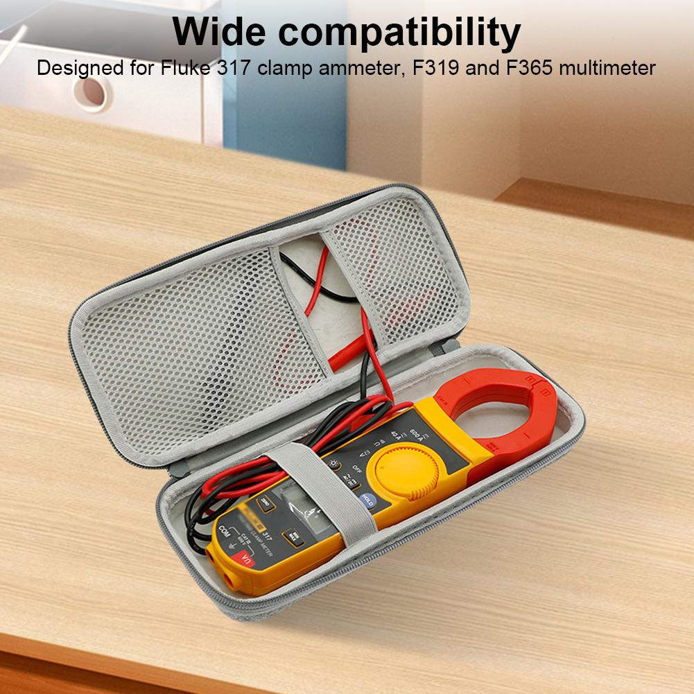 EVA Hard Storage Bag for Fluke 317 Digital Clamp Meter Portable Protect Box Carrying Case for F319 F365 Clamp Multimeter
