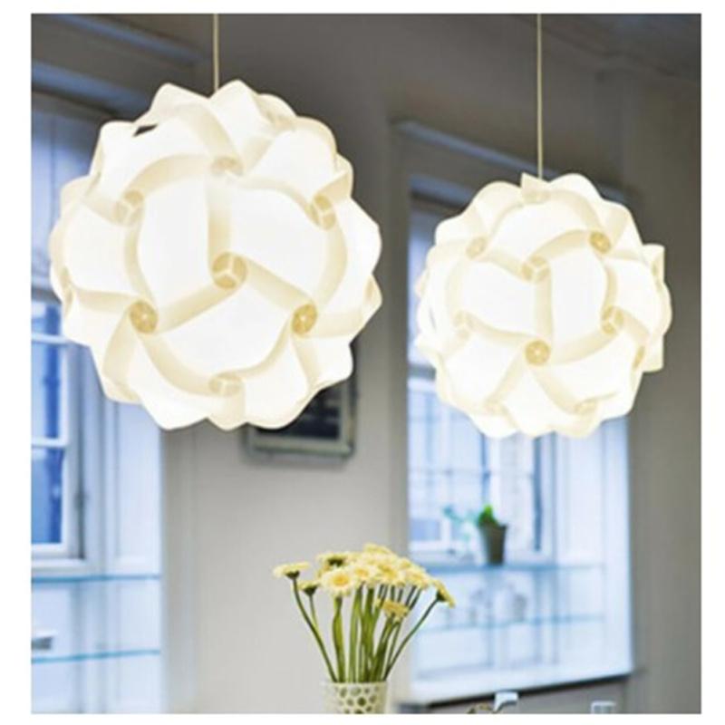 Сделай сам Шаровая лампа Пластиковый абажур Минималистичное украшение для лестницы Столовой Гостиной Кабинета