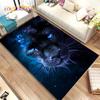 Animal Leopard Cheetah Cartoon Beast Area Rug,Carpet for Home Living Room Bedroom Sofa Doormat Kitchen Decor,Non-slip Floor Mat
