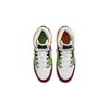 Детские кроссовки Air Jordan 1 Mid SE GS Messy Room, разноцветные, белые, спортивный красный DR6957-100