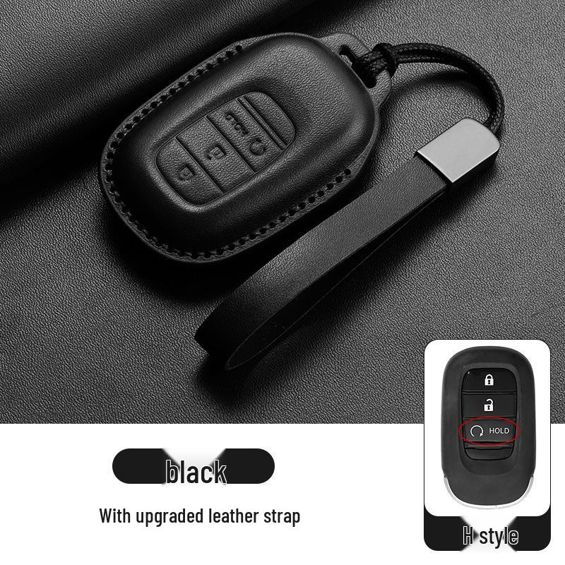 Stylish Key Cover for Eleventh Gen Civic, New CR-V, Accord, XR-V, Crown, HR-V, Xingge, and Haoying - Brown