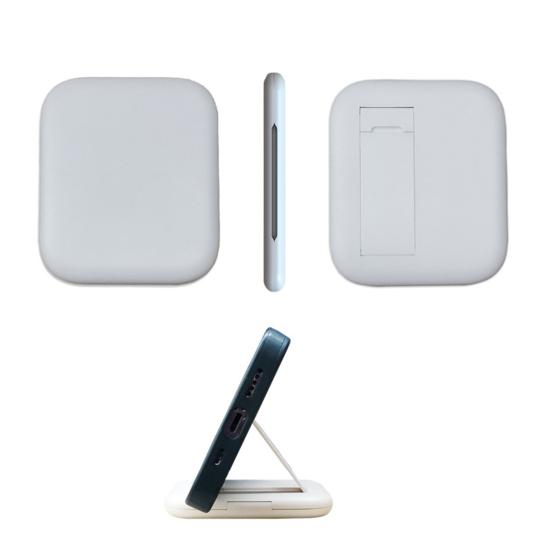 Многослотовый держатель для телефона, функция хранения кабеля, ящик для хранения с зеркалом для макияжа, быстрая зарядка, U-образный контейнер для хранения дисков для дома