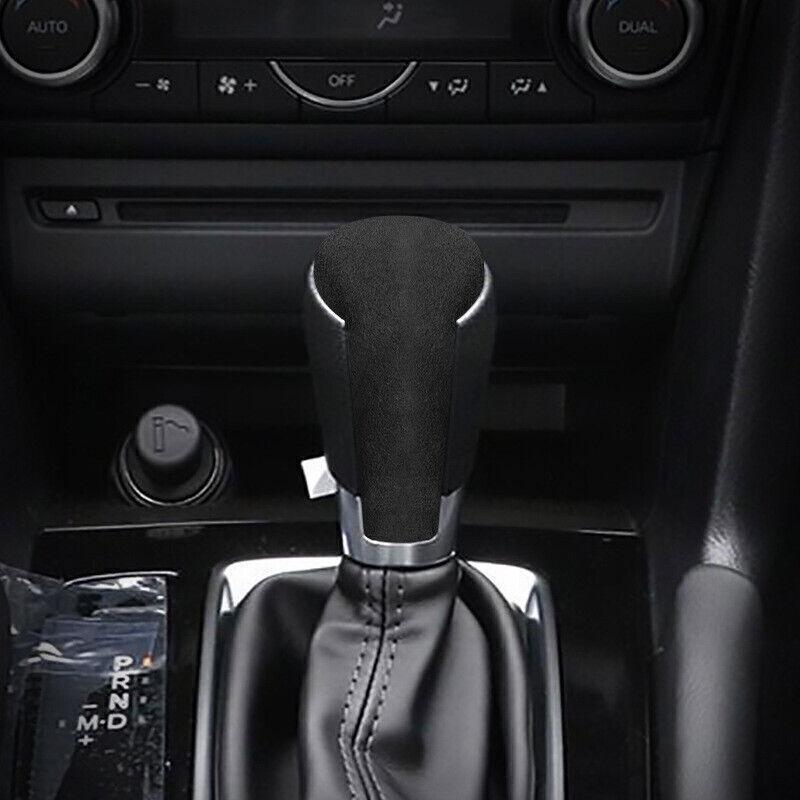 Отделка накладки ручки переключения передач из замшевой кожи для Mazda CX-3 CX-4 CX-5 CX-8 Axela