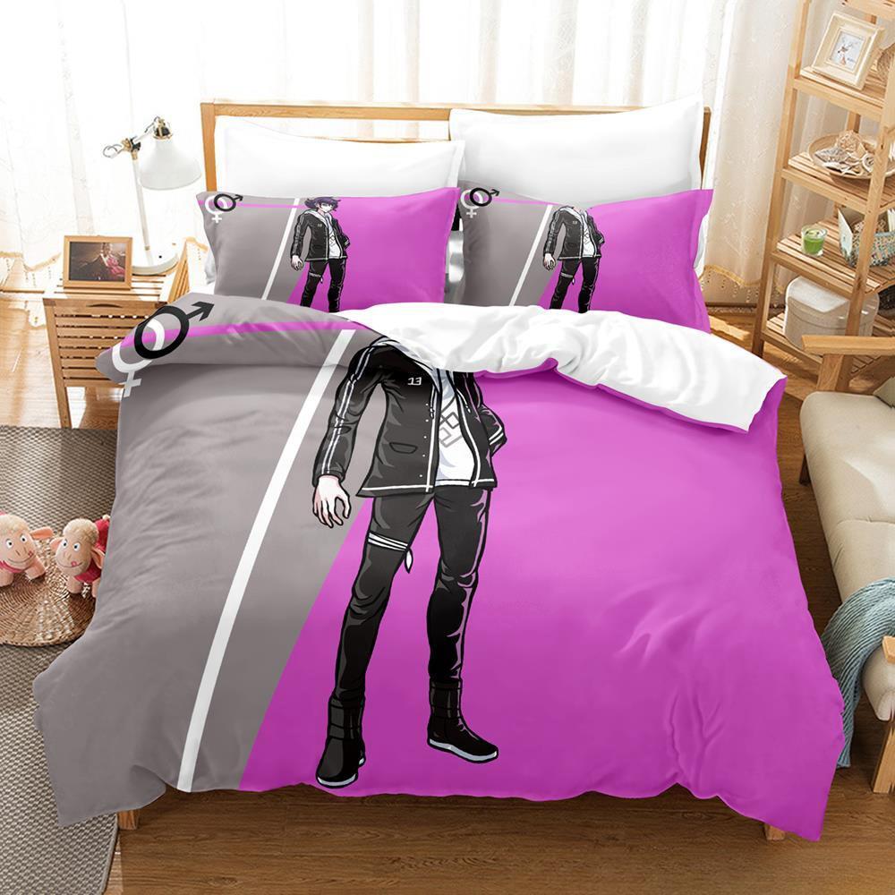 Новый комплект постельного белья Akudama Drive, односпальная кровать, двуспальная кровать размера «king-size», комплект постельного белья для взрослых и детей, комплект простыней с 3D-аниме