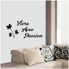[Q4827] - Sheet of Relief Stickers 'Messages' (Living With Passion) - 30x26 Cm