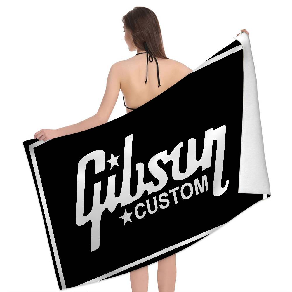 G-Gibson Music Микрофибровое пляжное полотенце Впитывающее Быстросохнущее Мягкое Полотенце для йоги, плавания, курорта, альпинизма