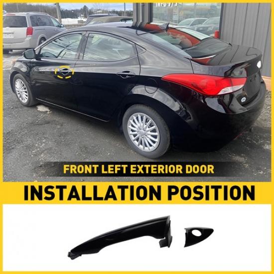 Exterior Door Handle For 2011-2016 Hyundai Elantra Front Left Driver Side Outer