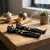 3D Printed Lying Skeleton Incense Burner Lazy Skeleton Skull Incense Stick Holder  Halloween