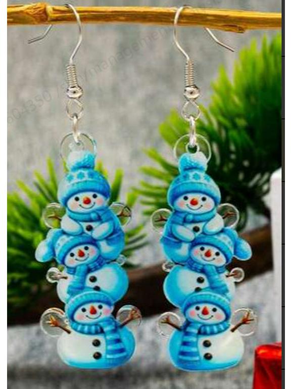 Рождественские серьги-патчворк из акрила «Гринч» - Классический европейский и американский подарок