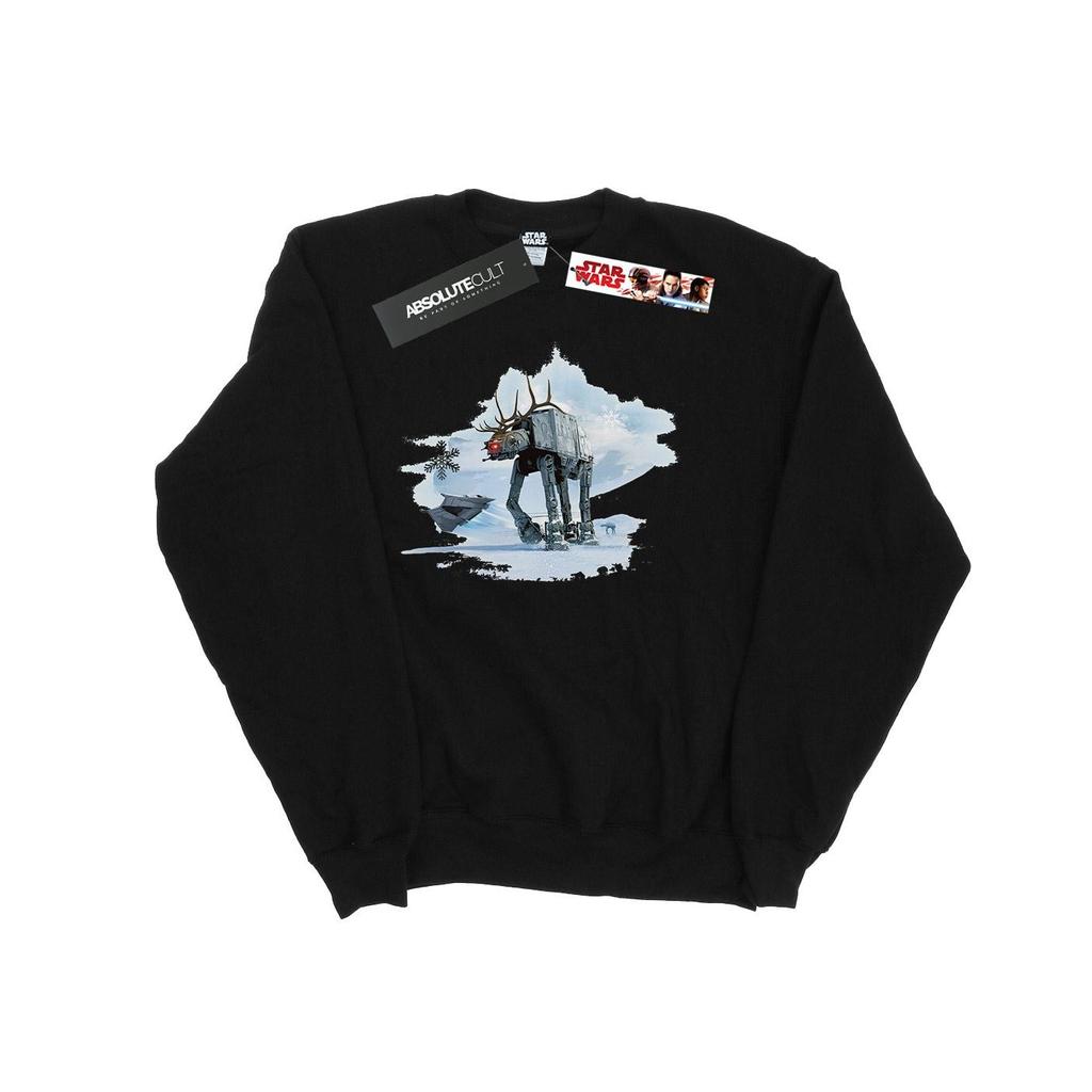 STAR WARS Boys Christmas AT-AT Reindeer Sweatshirt