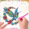 6Pcs DIY Diamond Painting Fridge Magnets Crystal Sparkling Diamond Magnets Set Diamond Painting Magnets Kit for Art Crafts Gift