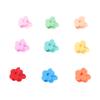 100pcs Small Flower Hair Claw Clips for Girls Women Colorful Non Slip Strong Hold Tiny Hair Clips for Thin Thick Hair