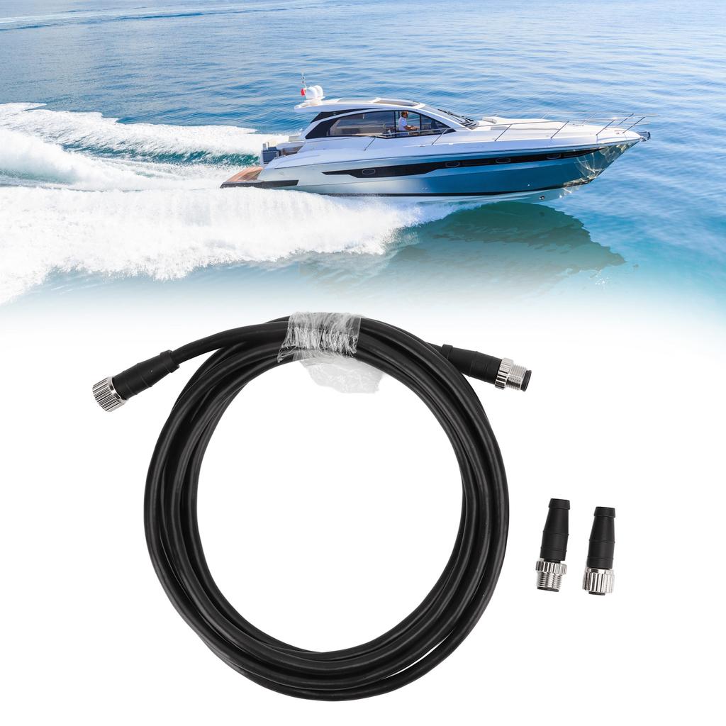 Для магистрального кабеля NMEA 2000, разъем female/male, резьба M12, 5-контактный, с терминальным резистором