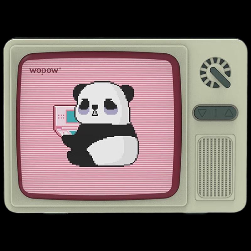 WOPOW AP07 Panda TV Retro Bluetooth Speaker