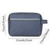 Handle Travel Toiletry Bag Water-resistant Makeup Pouch Simple Cosmetic Storage Bags  Long Travel