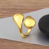 Nidin New Trendy Simple Style Popular Open Rings Adjustable For Female Male Copper Finger Jewelry Wholesale Accessories Gift