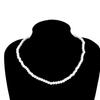 Round Fashion Jewelry Beaded Choker Korean Style Pearl Chokers Women Necklaces Clavicle Chains