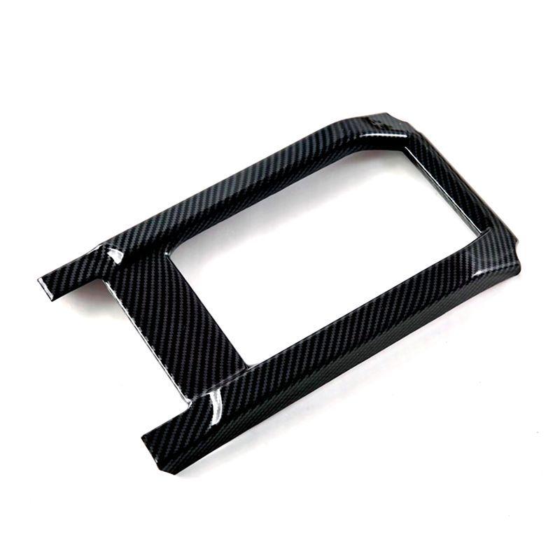 For Toyota Yaris Cross 2024 RHD Carbon Fiber Center Console Water Cup Holder Cover Trim Interior Replacement
