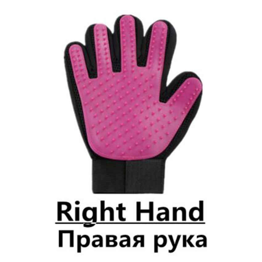 Перчатка для вычесывания шерсти у домашних животных