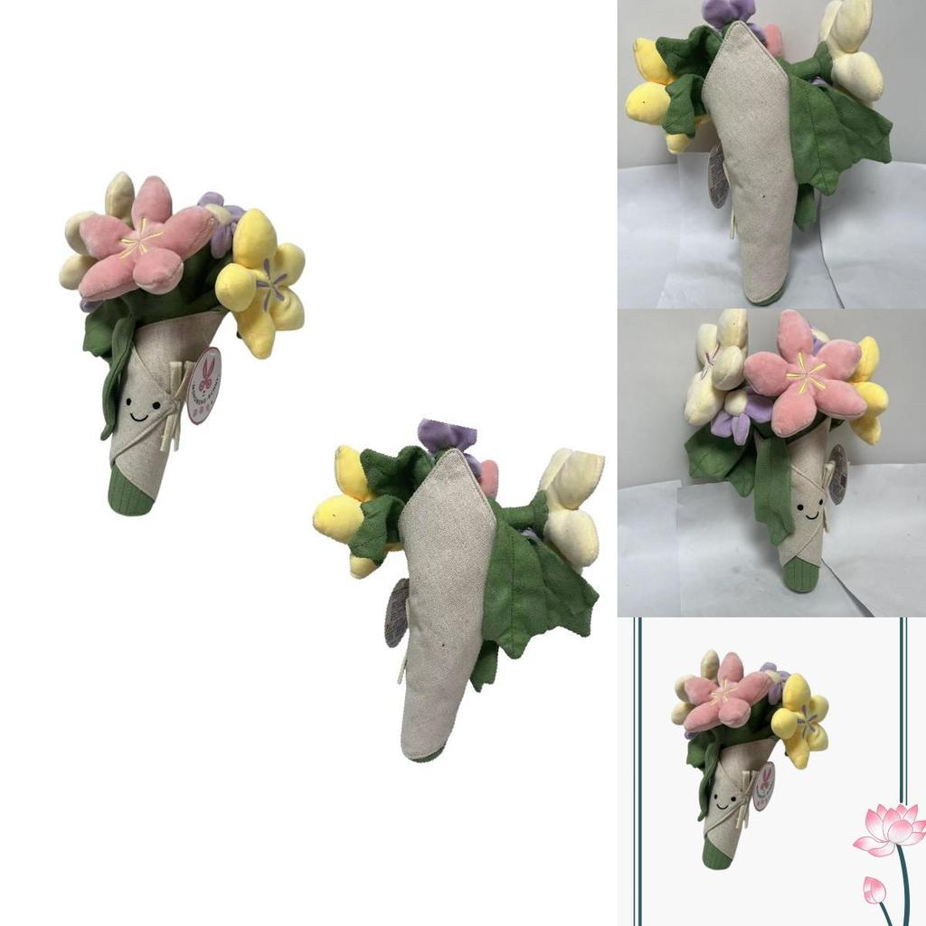 Очаровательная цветочная плюшевая кукла, мягкая короткошерстная плюшевая игрушка, фигурка, 16 дюймов