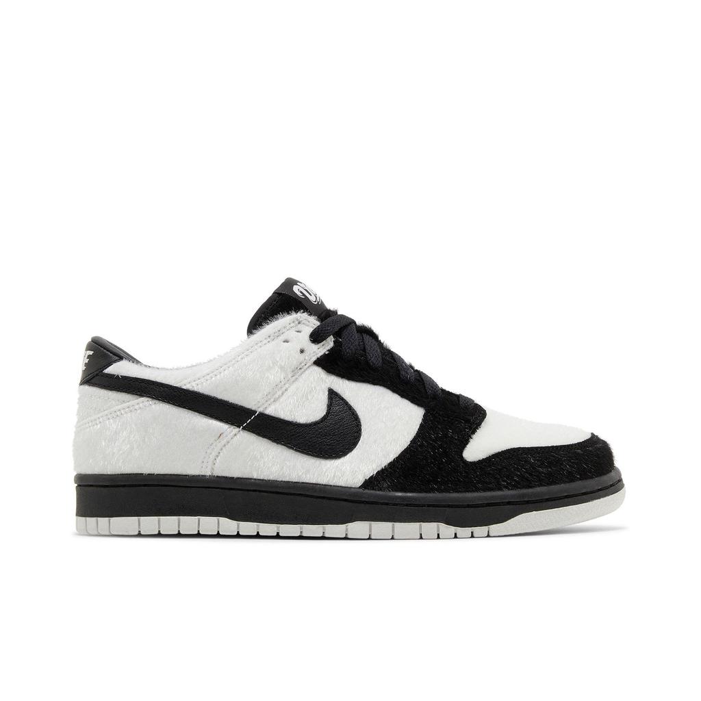 Nike Dunk Low Premium QS BG 'Panda' (унисекс) Белые / Черные детские скейтбордические кроссовки 747072 101