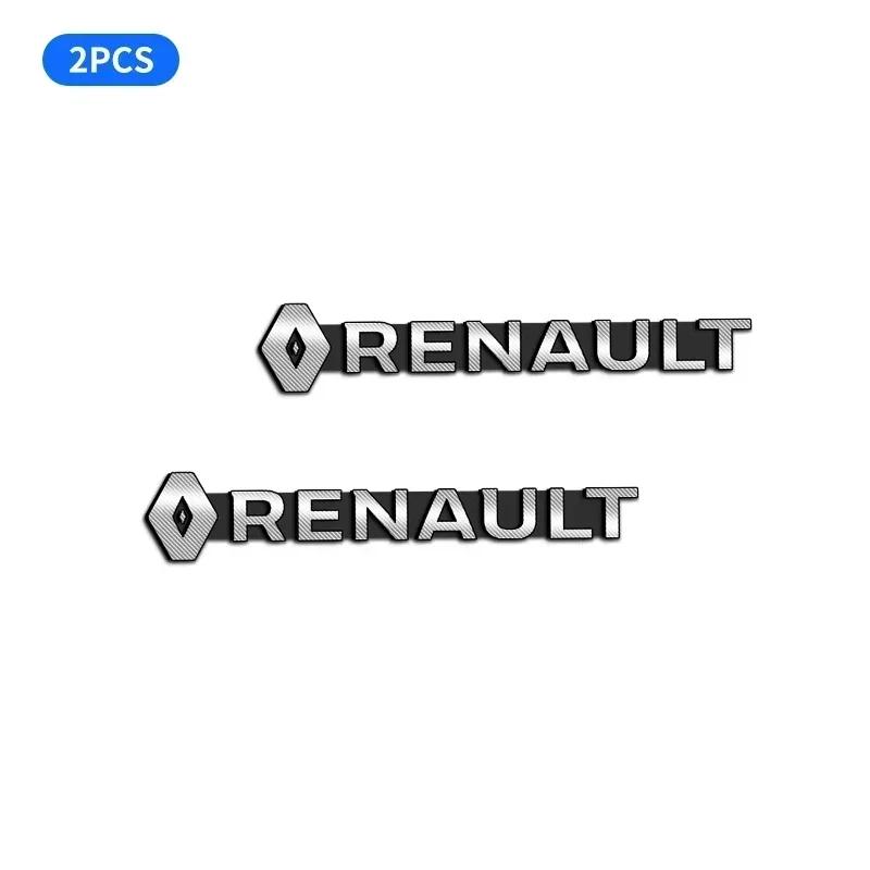 2026 Hot For Renault Interior Stickers Car Styling 3D Metal alloy Speaker Audio Stickers Badge Emblem Decal For Renault koleos d