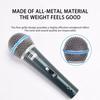 Professional Condenser Microphone Wired Mic For PC Karaoke Machine System Gaming Sound Room Audio Sing Live Streaming Kits Gamer