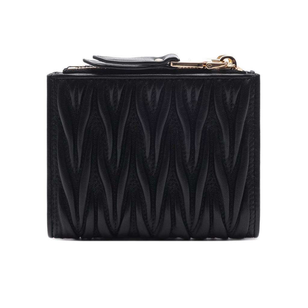[Miu Miu] 26SS Women's Matelassé Small Bi-fold Wallet (5ML024 AFPP F0002 26S)