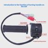 Electric Vehicle 4-Gear Throttle with P Gear Inching Speed Control Handle